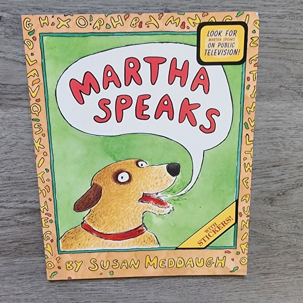 Martha Speaks Vintage Children's Illustrated Fiction Paperback Book 1992